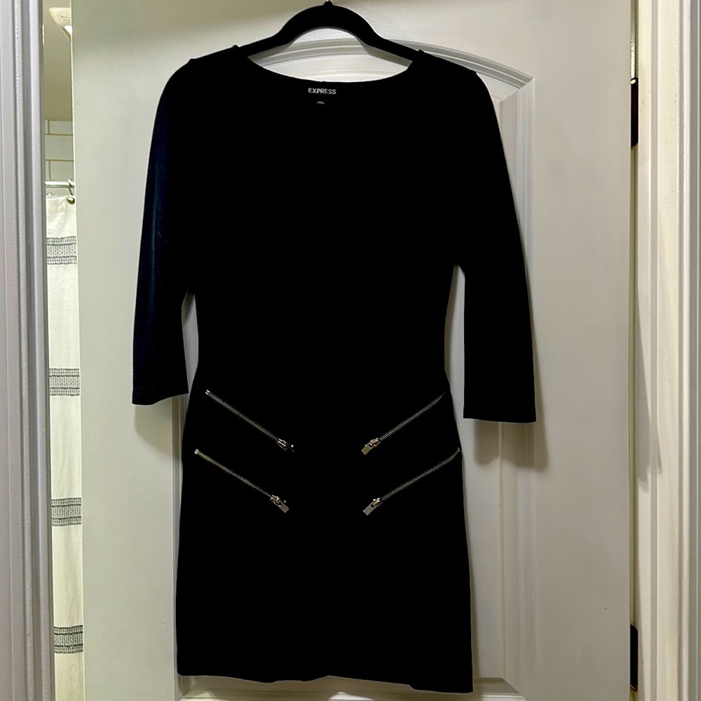 ***Express black midi dress***SZ XS